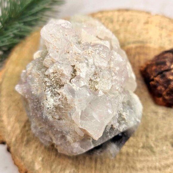 Nature Crystal Cluster Hand Carved Cute Big 3.8" Hedgehog Figure - Picture 5 of 10